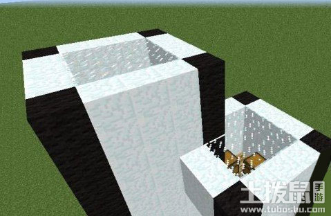 我的世界建筑教程黑白风格房子制作