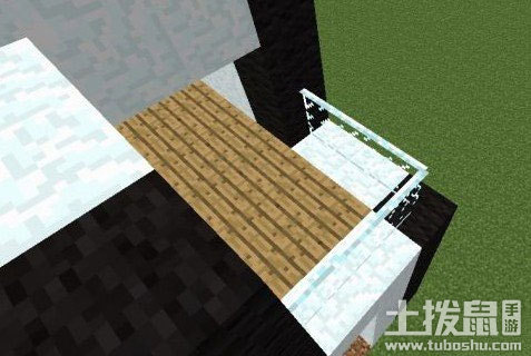 我的世界建筑教程黑白风格房子制作