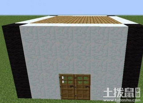 我的世界建筑教程黑白风格房子制作
