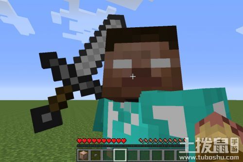 我的世界命令方块做高仿真的Herobrine