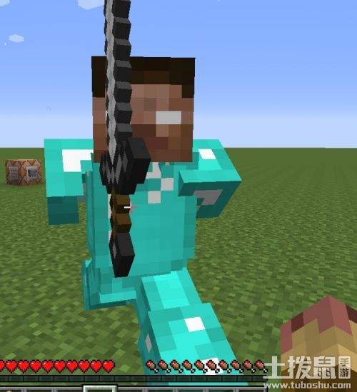 我的世界命令方块做高仿真的Herobrine